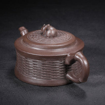 Vintage Chinese Yixing Purple Clay Teapot Zisha Ceremony Collectible Rare Small
