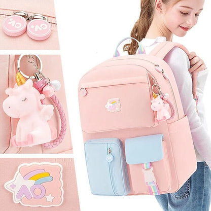 Girls School Bag Super Light Children's Backpack Student Child Bags