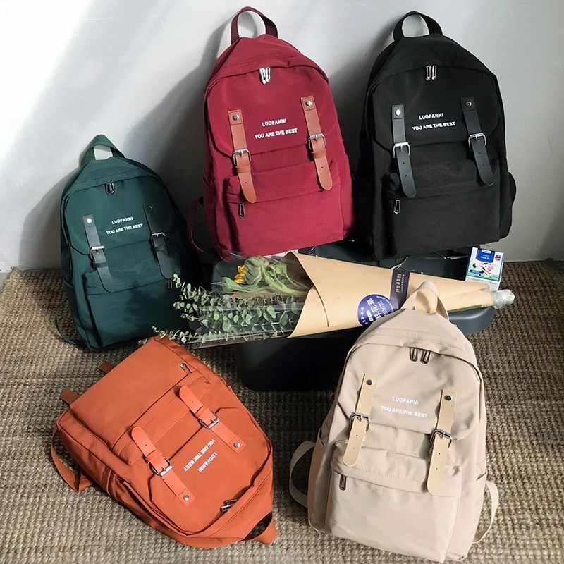Fashion Backpack Student Waterproof Nylon Shoulder Large School Bags 40*28*12 CM