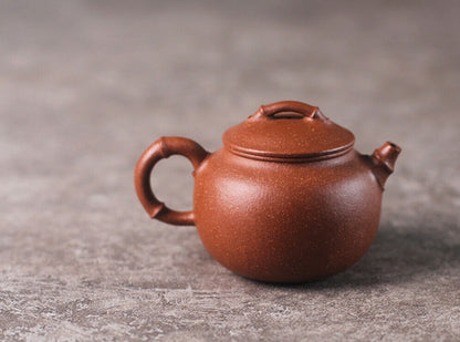 150cc chinese Yixing Handmade Zisha teapot red JiangPoNi ZhuQu Hu Gongfu Tea Pot