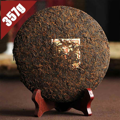 Bulang Mountain Shu Purerh Tea Arbor Eco King Ripe Puer Tea 357g