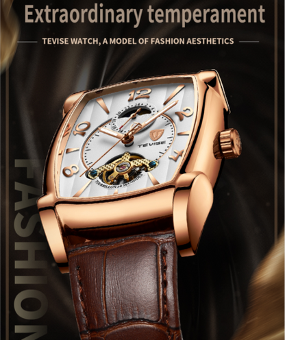 Swiss brand Tevise fashionable men's fully automatic mechanical wrist watch 802b