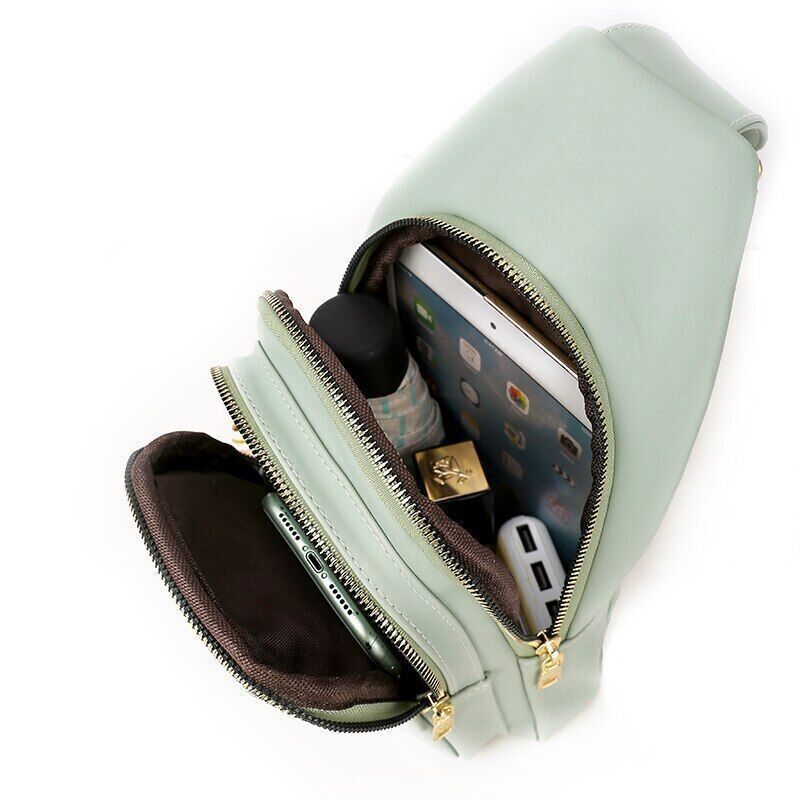 Tassels Women Crossbody Bags Chest Bag PU Waist Belt Bag Handbag
