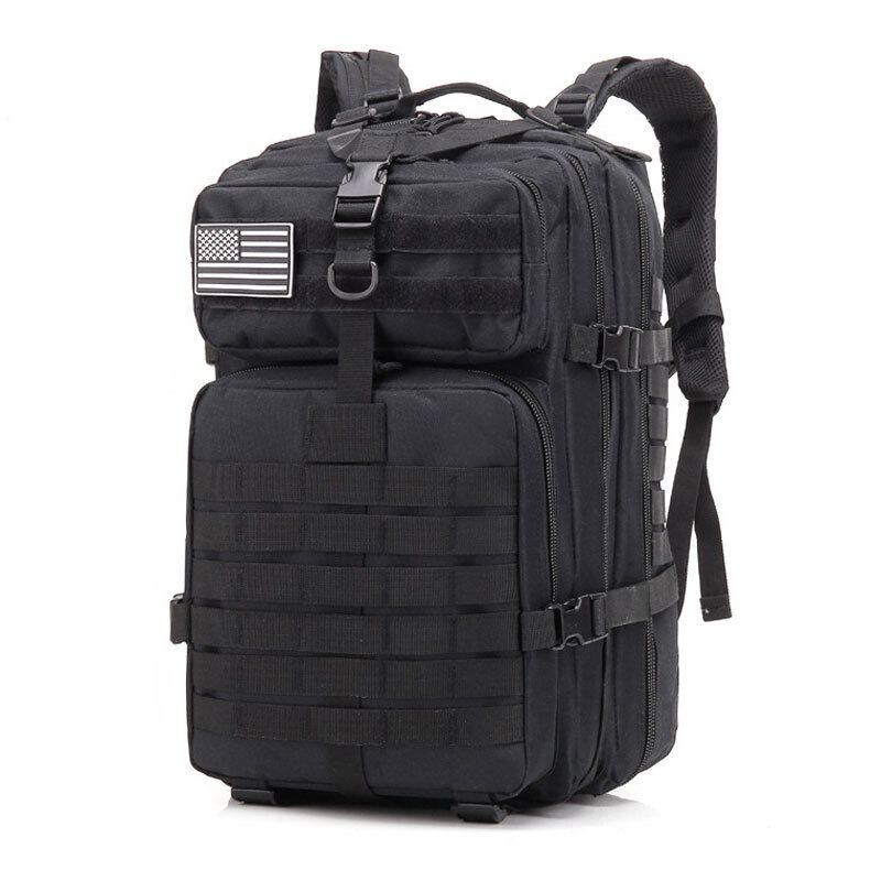 50L Capacity Man Military Tactical Backpacks Bug Out Bag Hiking Camping Hunting