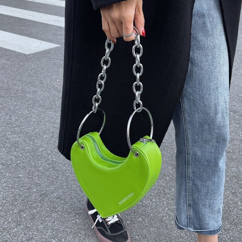 Synthetic Leather Bag Underarm Purses Personalized Handbag Shoulder Bags Square