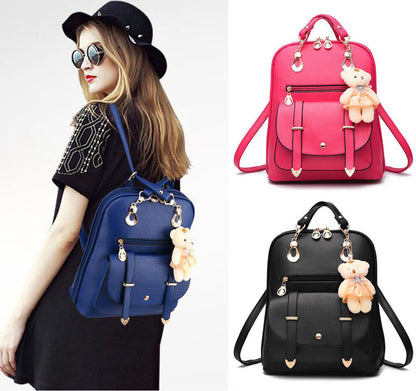Womens Ladies Backpack Handbag Shoulder Travel School Bags Girl Rucksack Satchel