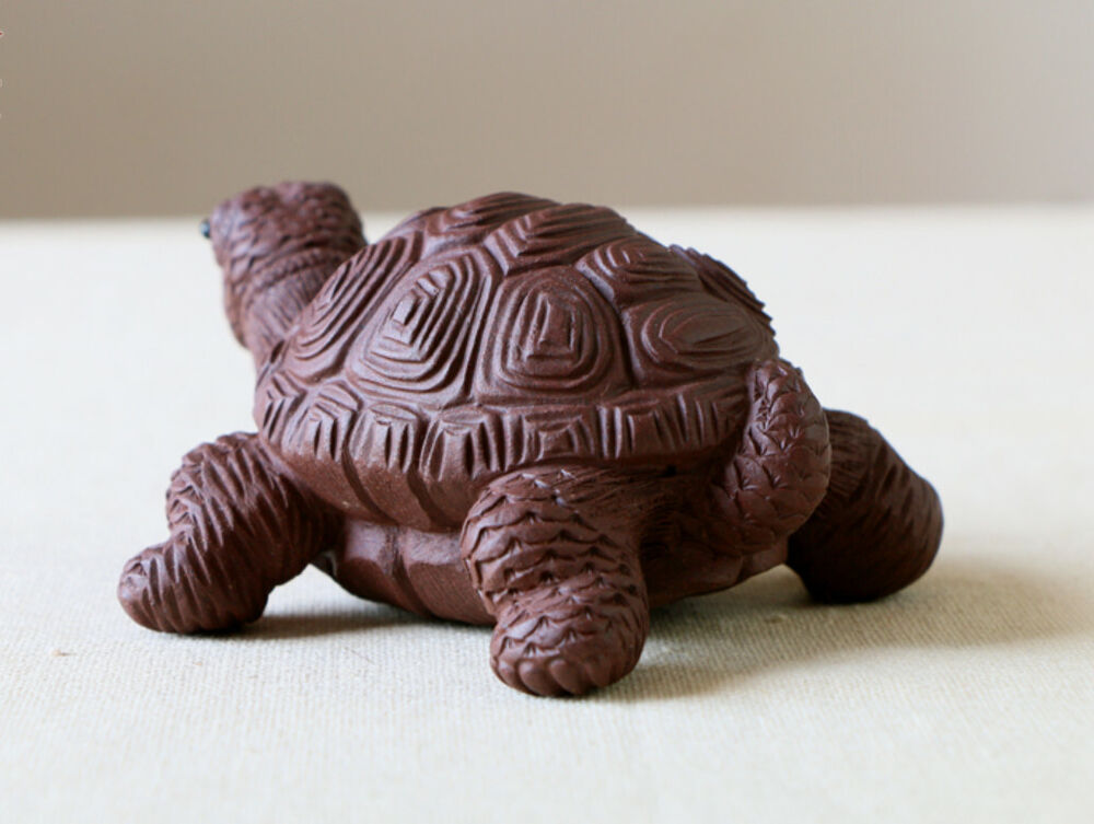 chinese yixing zisha tea pet turtle decoration Purple Clay longevity turtles