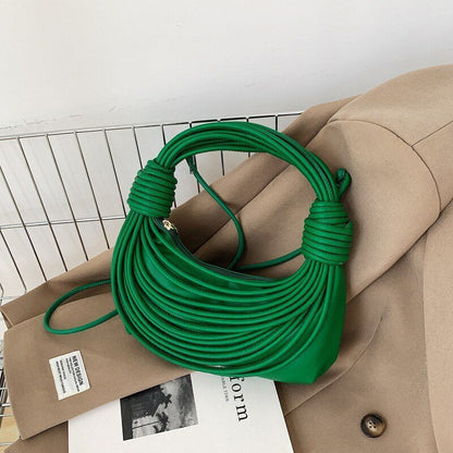 Creative Bag Fashion Wire Bundle Knitting Knot Single Shoulder Purse 22*13*5 CM