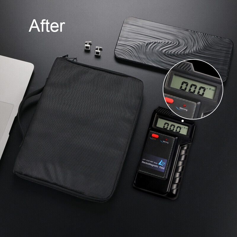 Faraday Computer Phone Blocker Bag RFID RF Signal Blocker Shielding Handbag
