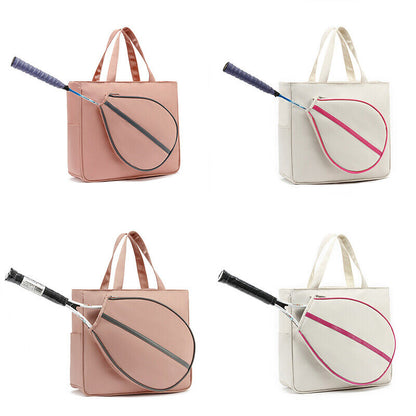 Waterproof Tennis Badminton Racket Bag Holder Shoulder Handbag Outdoor Sport