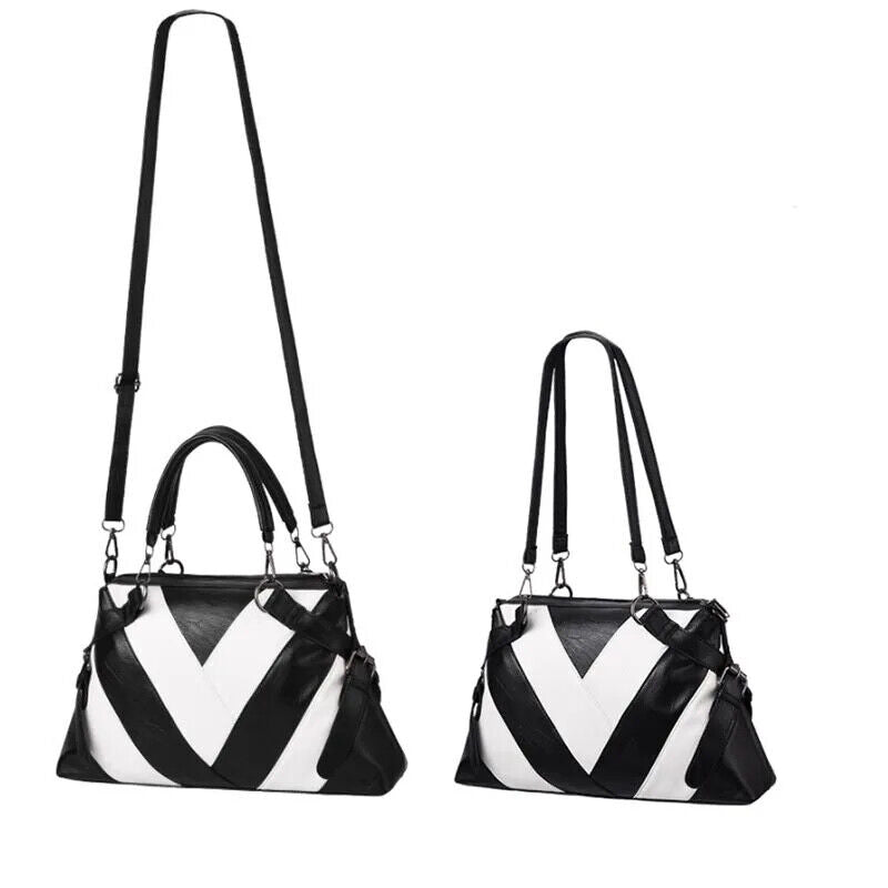 Bags Women Handbags Shoulder Bag White Black Ladies Tote