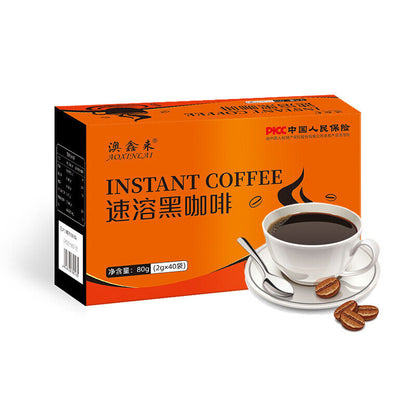 Instant Americano Black Coffee 0 fat strong zero sucrose bitter coffee 2g*40bags