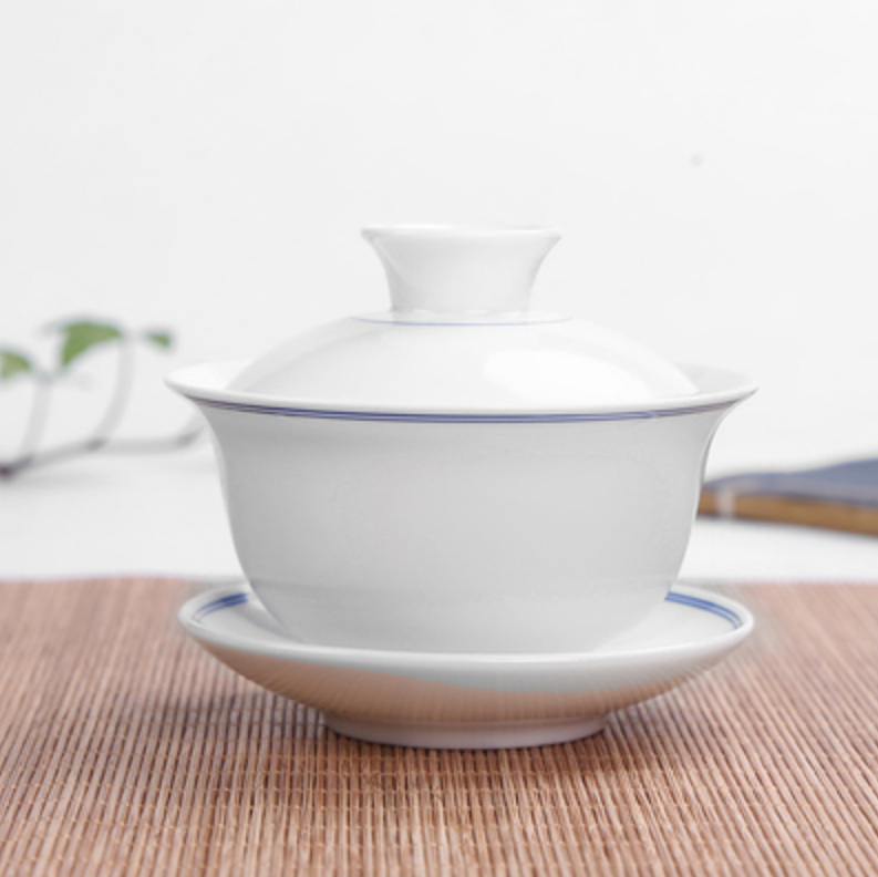 ceramic tureen porcelain gaiwan Chinese cup bowl set zisha tureen multi-pattern