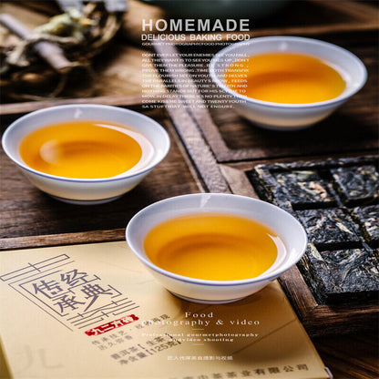 357g Yunnan Pu'er Tea Cake Sleeping Deer Mountain Ancient Pu'er Spring Raw Tea