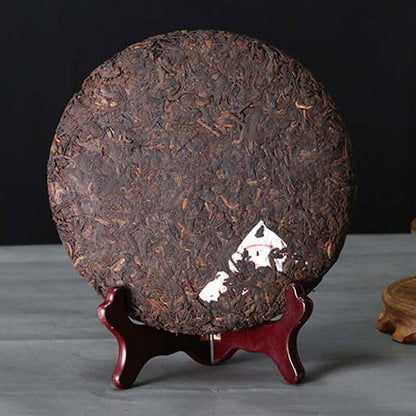 Pu'er Tea Ripe Tea Icelandic Tea Cake Yunnan Puerh Mature Tea Cake 357g