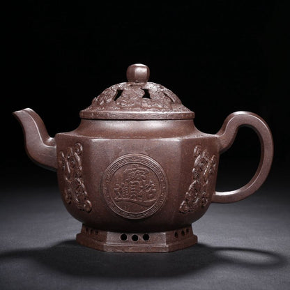Vintage Chinese Yixing Purple Clay Teapot Zisha Ceremony Fashion Gift Teaware