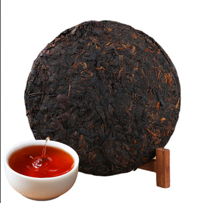 Yunnan Puerh Tea Brown Mountain Big Tree Fermented Spring Tea Cake Tea 357g