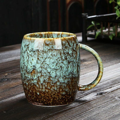 Creative Mugs 400ml Large Capacity Ceramic Coffee Tea Cups Couple Japanese-Style