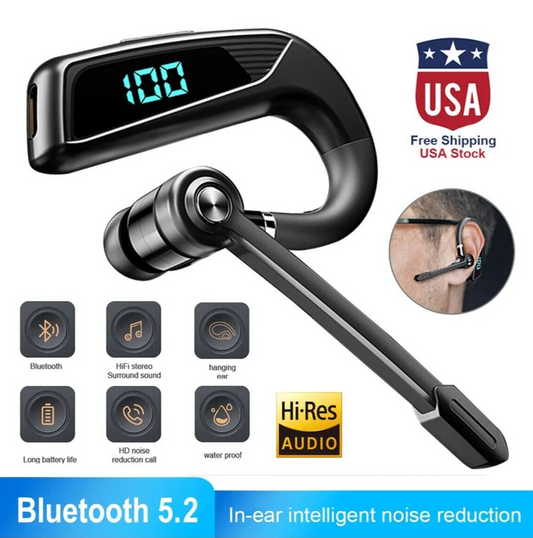 Wireless Bluetooth headphone Earphone Handsfree Earbud Headset For Smart Phone