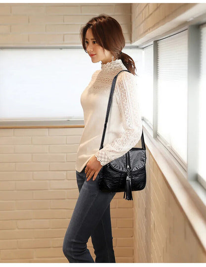 Shoulder Bag Soft Leather Handbag Women Messenger Bags Women Bag