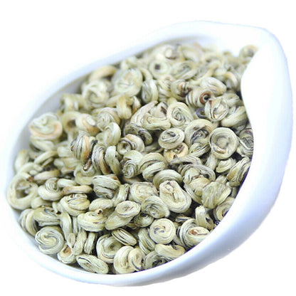 Snail jasmine China green tea Yu Luowang Pearl jasmine handmade green tea-