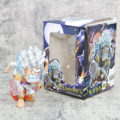 Anime One Piece Sun God Nika Ruffy Gear 5 PVC Actionfigur Modell Spielzeug Statue-