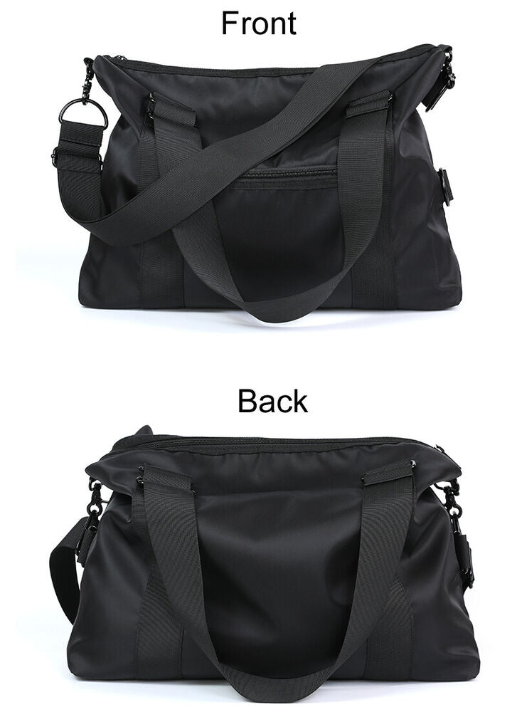 Convertible Water Resistant Nylon Shoulder Crossbody Bag Sport Gym Bag Messenger