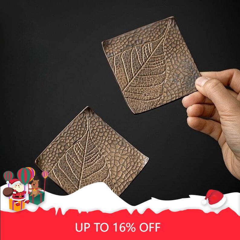Ceramic Leaf Tea Coaster|Coffee Coaster|Tea Ceremony Accessories
