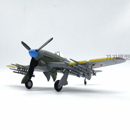 1:72 World War Ii British Typhoon Mk 1b Fighter Aircraft Model Display
