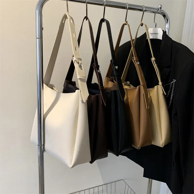 Leather Tote Bag Women Shoulder Side Bag Handbags and Purses