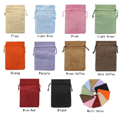 50pcs Coloful Velvet Bag Jewelry Packing Velvet Drawstring Pouches Gift Bags