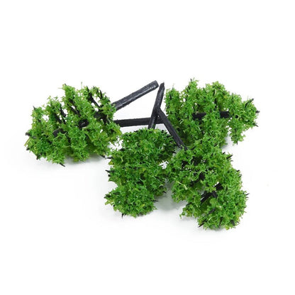 Model Trees 10Pcs HO OO Scale Train Railroad Layout Diorama Wargame Park Scenery