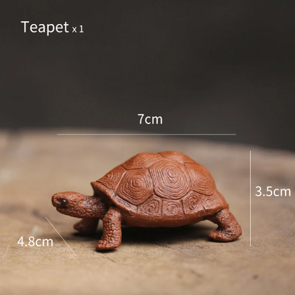 Purple Clay Tea Accessories Turtle Tea Pet Home Decor