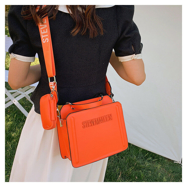 STEVEMADDEN New Square Bag Women's High-Quality Shoulder Messenger Handbag USA