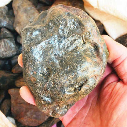 Meteorites Rock 20-100g Natural Iron Silicide Raw Stones Mineral Specimens Decor