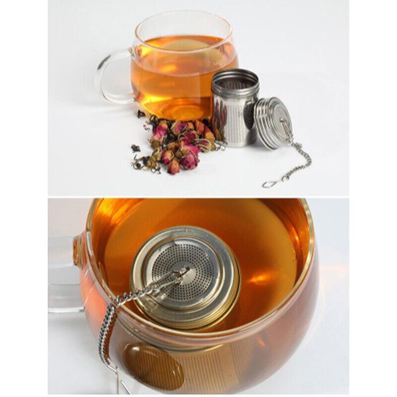 1PC Stainless Steel Tea Infuser Strainer Teapot Reusable Mesh Fil-ca