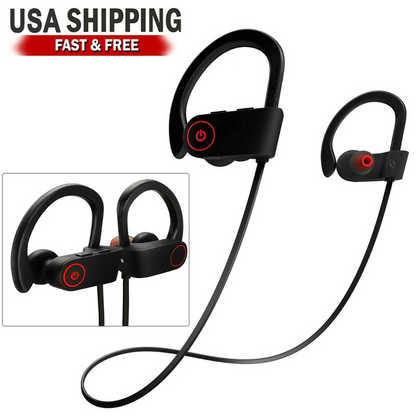 2023 Ear hook Headphones Bluetooth 5.0 Wireless Headband Earbuds Headset Stereo