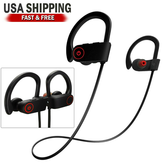 2023 Ear hook Headphones Bluetooth 5.0 Wireless Headband Earbuds Headset Stereo