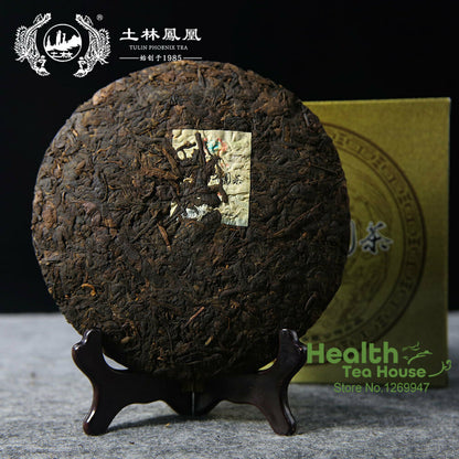 2011 TuLin Phoenix Shu Puerh Tea Ancient Tree Round Ripe Puer Tea 357g