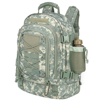 Großer militärischer taktischer Rucksack Outdoor erweiterbar Reise Wandertasche-
