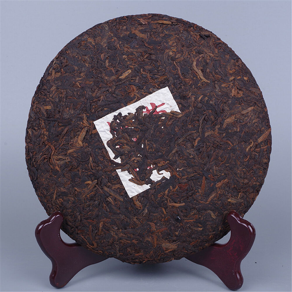 357g Yunnan Pu-erh Tea Black Tea Cake Premium Ripe Pu'er Tea Chinese Cooked Tea