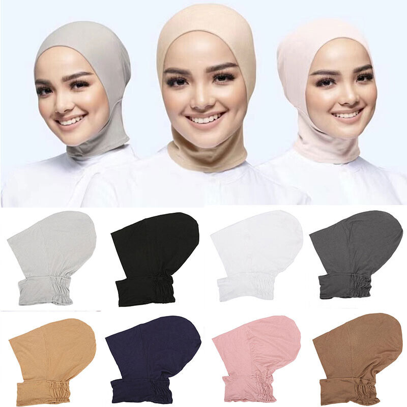 Women Under Scarf Turban Hat Modal Hijab Cap Islamic Muslim Soft Stretch Hijab