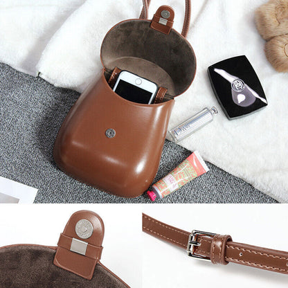Messenger Bag Saddle Flap Shoulder Bag Small PU Leather Crossbody Bags Women