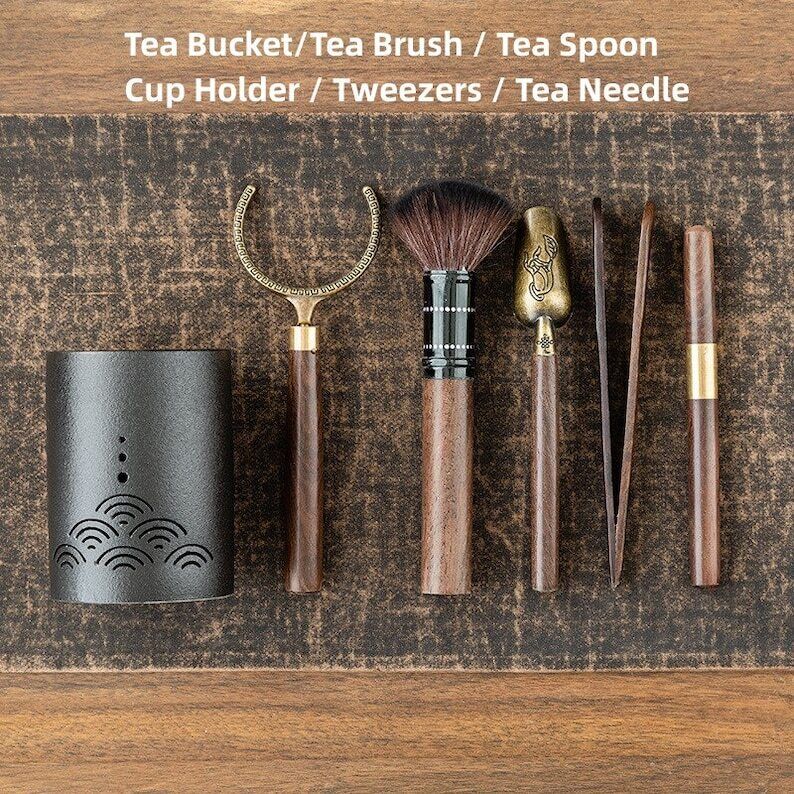 Chinese Ceramic Tea Ceremony Six Gentlemen|Tea Accessories