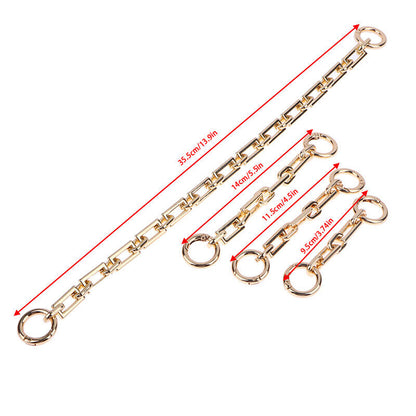 Bag Extension Chain Crossbody Purse Chain Strap Handbag DIY Metal Hanging Buckle