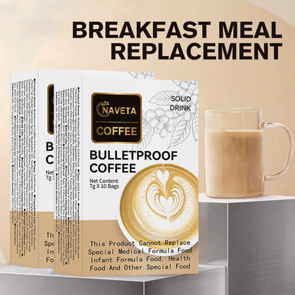 7g*10bags Light Fast and Full White Coffee Bulletproof Coffee Healthy Drink