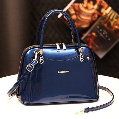 Luxury Shell Handbags Leather Shoulder Bags Crossbody Purse 34*22*14 CM Zipper