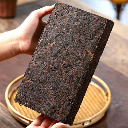 80gYunnan Bulang Mountain Gold Bud Puerh Tea Aromatic Palace Ripe Puer Tea Brick