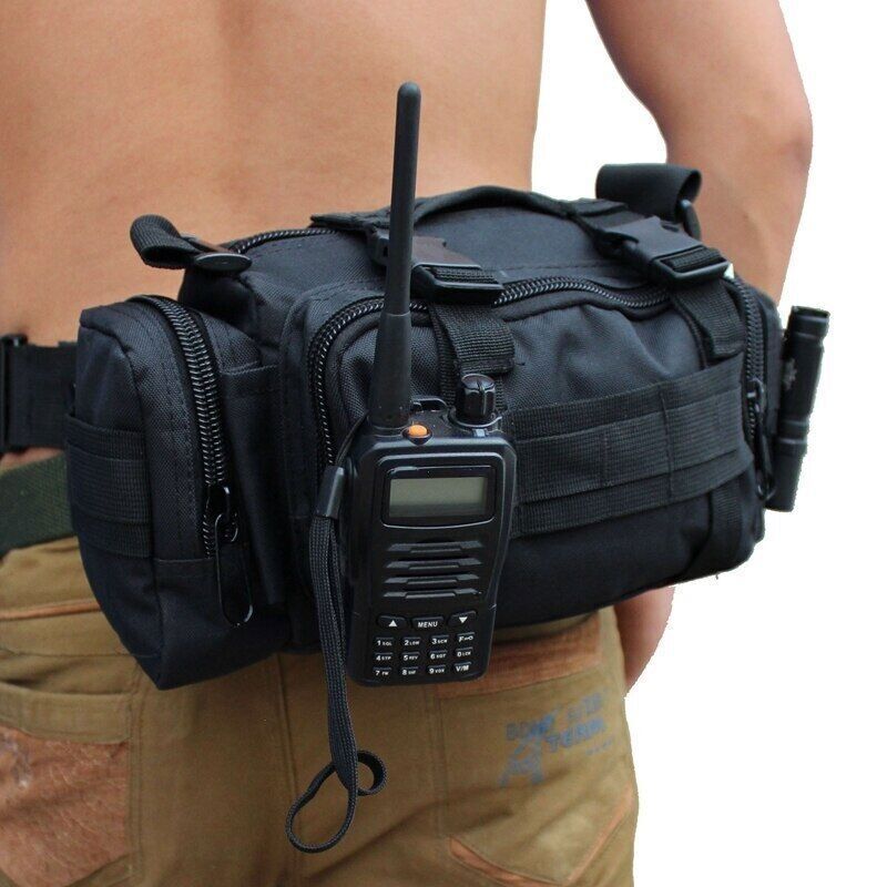 Tactical Military Waist Men Army Bag Pouch Nylon Hunting Camping Shoulder Bag