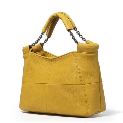 2023 New Handbag Lady Chain Soft Genuine Leather Tote Bags Women Messenger Bag